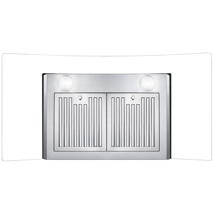 Cosmo Range Hood Cosmo 36" Ducted Wall Mount Range Hood in Stainless Steel with LED Lighting and Permanent Filters COS-668A900