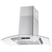 Cosmo Range Hood Cosmo 36" Ductless Wall Mount Range Hood in Stainless Steel with Soft Touch Controls, LED Lighting and Carbon Filter Kit for Recirculating COS-668WRCS90-DL