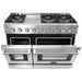 Cosmo Gas Range Cosmo 48'' 6.8 cu. ft. Double Oven Commercial Gas Range with Fan Assist Convection Oven in Stainless Steel Storage Drawer COS-EPGR486G