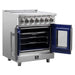 Forno Ranges Forno Massimo 30-Inch Freestanding French Door Electric Range in Stainless Steel (FFSEL6955-30)