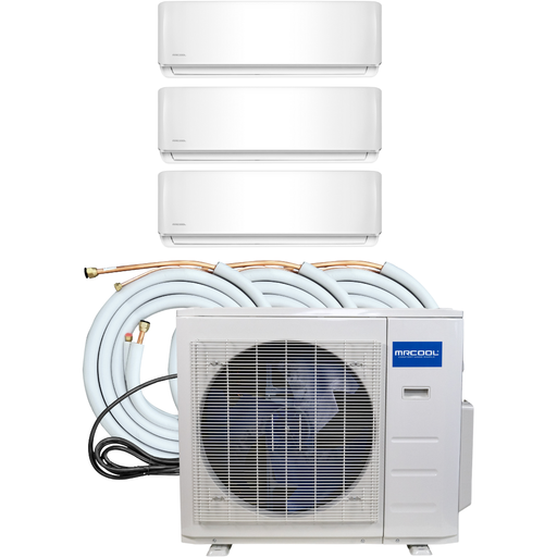 MRCOOL Mini Splits MRCOOL Olympus Mini Split - 27K BTU 3 Zone Ductless Air Conditioner And Heat Pump with 25 ft. Flared Lineset