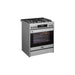 Robam Ranges Robam 30-Inch 5 Cu. Ft. Oven Freestanding Gas Range, 5 Sealed Brass Burners in Stainless Steel (Robam-7GG10)