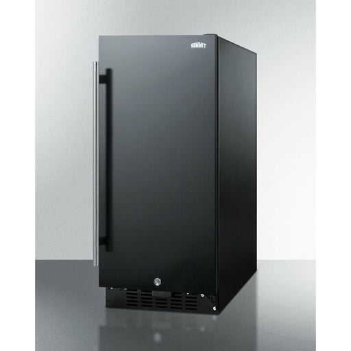 Summit Refrigerators Black Door and Cabinet Summit 15" Wide 2.2 Cu. Ft. Compact Refrigerator - ALR15