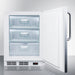 Summit Freezers Summit 24" Wide Built-In All-Freezer, ADA Compliant with 3.5 cu. ft. Capacity, Right Hinge, Manual Defrost, ADA Compliant, Approved for Medical Use - VT65MLCSSADA