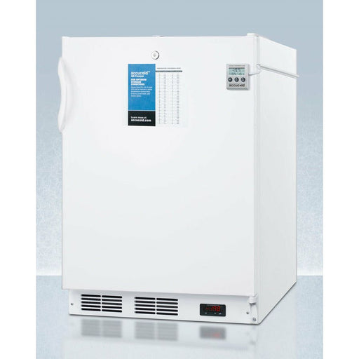 Summit Freezers Summit 24" Wide Built-In All-Freezer with 3.2 cu. ft. Capacity, Right Hinge, Manual Defrost, ADA Compliant, Approved for Medical Use - VT65MLBIMEDADA