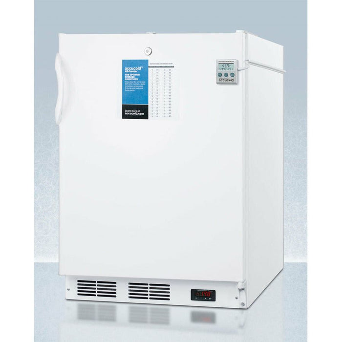 Summit Freezers Summit 24" Wide Built-In All-Freezer, with 3.5 cu. ft. Capacity, Right Hinge, Manual Defrost, ADA Compliant - VT65MLBI