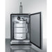 Summit Kegerators Summit 24" Wide Built-In Outdoor Kegerator with 6.04 cu. ft. Capacity, Commercially Approved, Weatherproof Design, Complete Tap Kit, Digital Thermostat - SBC696OS