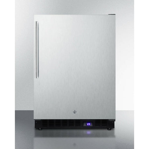 Summit Freezers Summit 24" Wide Outdoor All-Freezer with 4.72 cu.ft. Capacity, Right Hinge, Frost Free Defrost, Frost-Free Operation, Digital Thermostat - SPFF51OSCSSHV