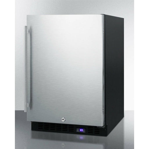 Summit Freezers Summit 24" Wide Outdoor All-Freezer With Icemaker (Panel Not Included) with 4.72 cu.ft. Capacity, Right Hinge, Frost Free Defrost, Ice Maker, Digital Thermostat, Factory Installed Lock - SPFF51OS