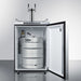 Summit Kegerators Summit 24" Wide Outdoor Kegerator with 5.6 cu. ft. Capacity, Dual Tap System, Digital Thermostat - SBC635MOS7