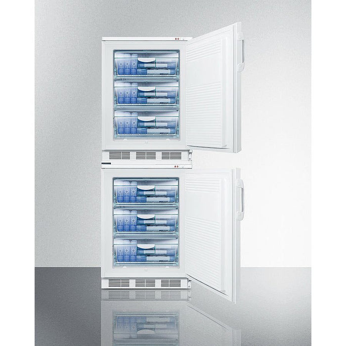 Summit Freezers Summit 24" Wide Stacked All-Freezers - VT65MLSTACK