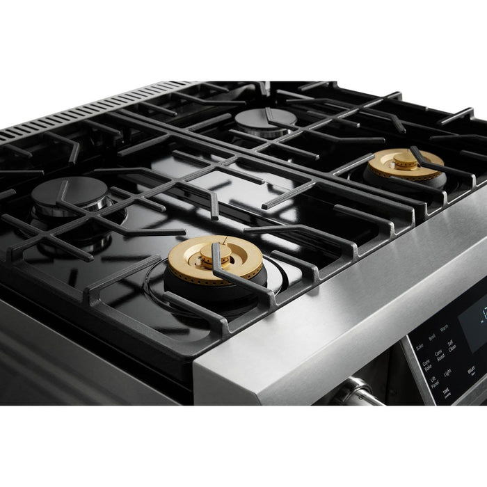 Thor Kitchen Ranges Thor Kitchen 30 In. 4.6 Cu. Ft. Self-Clean Gas Range in Stainless Steel with Front Touch Control TRG3001