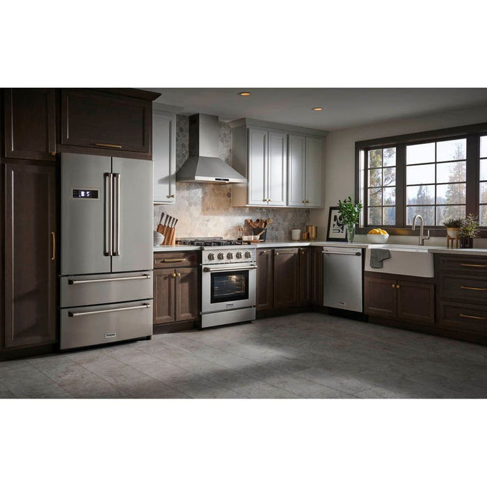 Thor Kitchen Kitchen Appliance Packages Thor Kitchen 30 in. Professional Propane Gas Range, Range Hood, Microwave Drawer Appliance Package