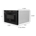 ZLINE Microwaves ZLINE 24 in. 1.2 Cu. Ft. Microwave Drawer In Black Stainless Steel MWD-1-BS