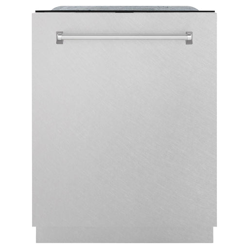 ZLINE Dishwashers ZLINE 24 In. Monument Series 3rd Rack Top Touch Control Dishwasher in DuraSnow® Stainless Steel, 45dBa, DWMT-SN-24