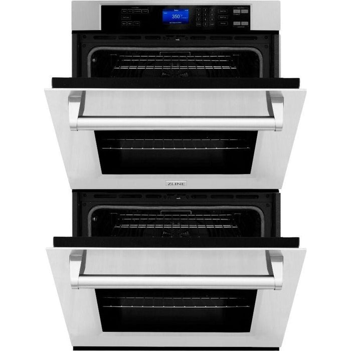 ZLINE Wall Ovens ZLINE 30 in. Professional Double Wall Oven with Self Cleaning and True Convection In Stainless Steel AWD-30