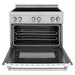ZLINE Ranges ZLINE 36 In. 4.6 cu. ft. Induction Range with a 4 Element Stove and Electric Oven in White Matte, RAINDS-WM-36