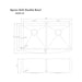 ZLINE Kitchen Sinks ZLINE 36 in. Niseko Farmhouse Apron Mount Double Bowl Stainless Steel Kitchen Sink with Bottom Grid, SA50D-36