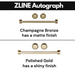 ZLINE Range Hoods ZLINE 48 Inch Autograph Edition Stainless Steel Range Hood with Champagne Bronze Handle, KB4STZ-48-CB