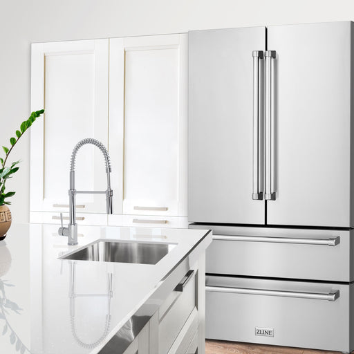 ZLINE Kitchen Appliance Packages ZLINE Appliance Package - 30 in. Gas Range, Microwave, 3 Rack Dishwasher, Refrigerator, 4KPR-RGOTRH30-DWV