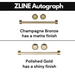 ZLINE Refrigerators ZLINE Autograph 60 In. 32.2 cu. ft. Built-In 4-Door Refrigerator with Internal Water and Ice Dispenser In Stainless Steel and Gold Accents RBIVZ-304-60-G