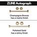 ZLINE Ranges ZLINE Autograph Edition 48 Inch 6.0 cu. ft. Gas Range in Stainless Steel with Gold Accents RGZ-48-G