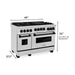 ZLINE Kitchen Appliance Packages ZLINE Autograph Package - 48 In. Gas Range, Range Hood and Dishwasher with Matte Black Accents, 3AKPR-RGSRHDWM48-MB