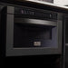 ZLINE Kitchen Appliance Packages ZLINE Kitchen and Bath Appliance Package - 36 in. Dual Fuel Range, Range Hood, Microwave Drawer, Refrigerator in Black Stainless, 4KPR-RABRH36-MW