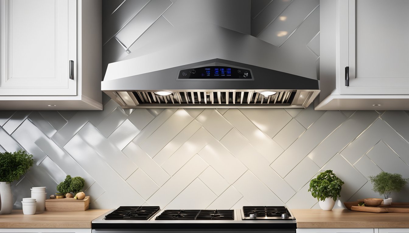 how to install a range hood vent through the wall