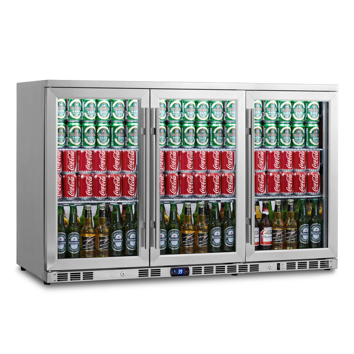 KingsBottle 53 Inch Large Built-in Beverage Refrigerator KBU328M