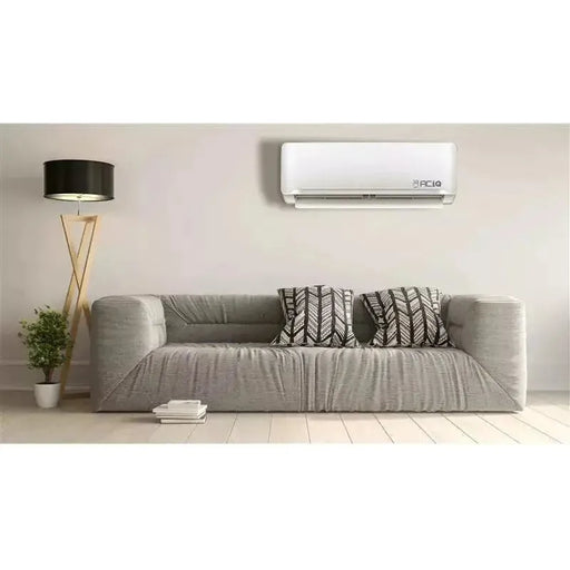 ACiQ  Mini Split - 18,000 BTU 2 Zone Ductless Air Conditioner and Heat Pump with 50 Ft. Line Sets