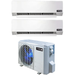 ACiQ Mini Split - 21,000 BTU 2 Zone Ductless Air Conditioner and Heat Pump