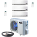 ACiQ Mini Splits ACiQ Mini Split - 27,000 BTU 3 Zone Ductless Air Conditioner and Heat Pump with 30 Ft. Line Sets