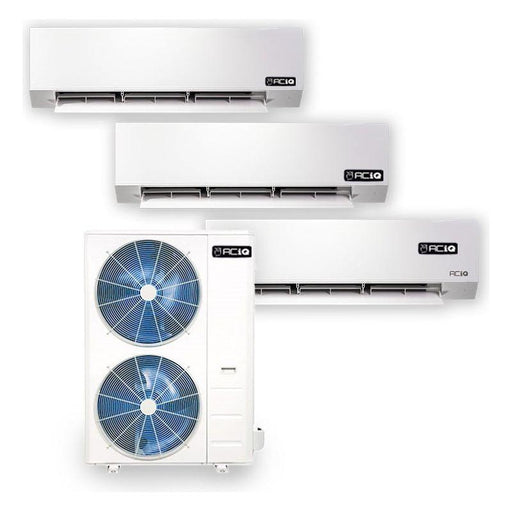 ACiQ Mini Split - 30,000 BTU 3 Zone Ductless Air Conditioner and Heat Pump