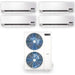 ACiQ Mini Split - 36,000 BTU 4 Zone Ductless Air Conditioner and Heat Pump