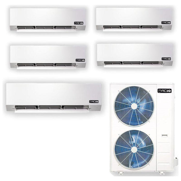 ACiQ Mini Split - 45,000 BTU 5 Zone Ductless Air Conditioner and Heat Pump