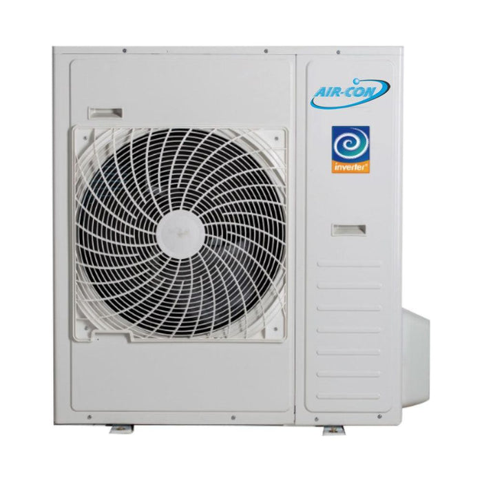 Air-Con 36,000 BTU 20 SEER 3-Zone Ceiling Cassette 9K+9K+12K Mini-Split Heat Pump System