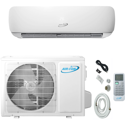 Air-Con Blizzard Series 12,000 BTU 24.8 SEER Single Zone Ductless Mini-Split Heat Pump System