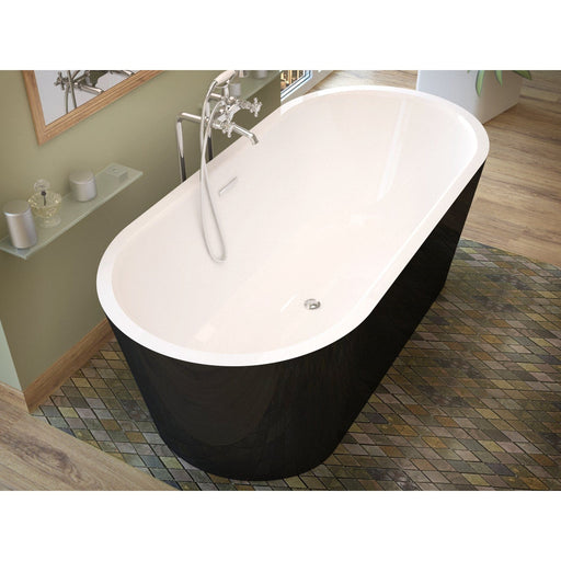 Anzzi Anzzi 3263VY Atlantis Whirlpools Valley 32 x 63 Freestanding One Piece Soaker Tub with Center Drain