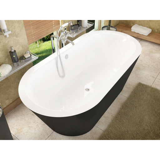 Anzzi Anzzi 3265VY Atlantis Whirlpools Valley 32 x 65 Freestanding One Piece Soaker Tub with Center Drain