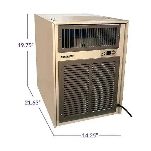 Breezaire Breezaire - 15" Wine Cellar Cooling Unit, 5 Amps 650 cu.ft. Enclosure (WKL 3000)