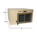 Breezaire Breezaire - 18" Compact Cabinet Wine Cellar Cooling Unit, 4 Amps (WKCE 2200)