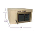 Breezaire WKCE 2200 18" 4 Amps Compact Cabinet Wine Cellar Cooling Unit