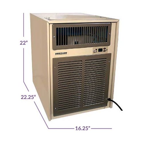 Breezaire WKL 6000 17" 9.5 Amps 1500 cu.ft. Enclosure Wine Cellar Cooling Unit