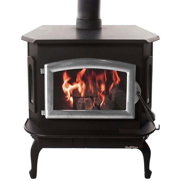 Buck Stove Pewter Color Buck Stove Model 81 Wood Stove