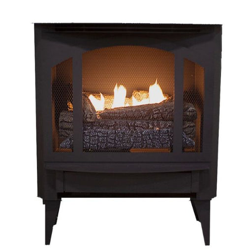 Buck Stove Natural Gas / Milivolt only Buck Stove Model T-33 with Legs and Blower