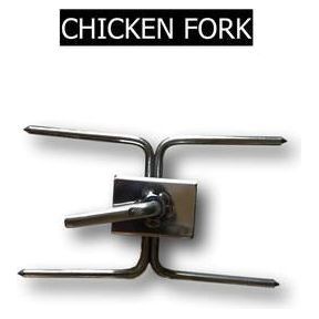 Charotis Rotisserie Accessories Charotis Rotisserie Spit Chicken Fork Attachment