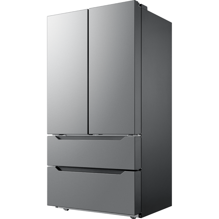 Cosmo 22.5 cu. ft. 4-Door French Door Refrigerator with Recessed Handle in Stainless Steel, Counter Depth  COS-FDR225RHSS