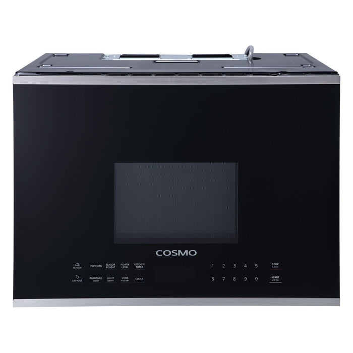 Cosmo 24'' 1.34 cu. ft. Over the Range Microwave in Stainless Steel with Vent Fan COS-2413ORM1SS