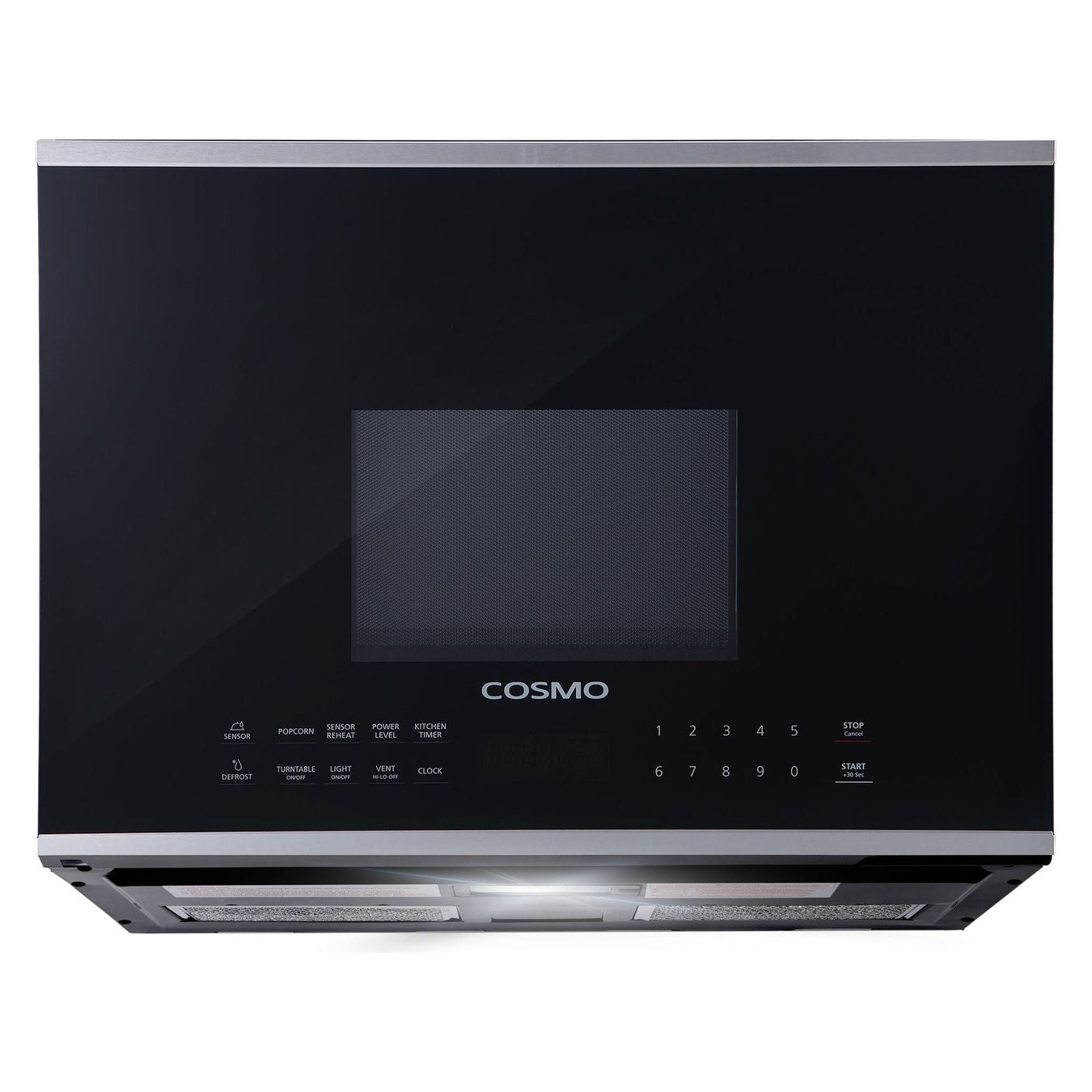 Cosmo 24'' 1.34 cu. ft. Over the Range Microwave in Stainless Steel with Vent Fan COS-2413ORM1SS